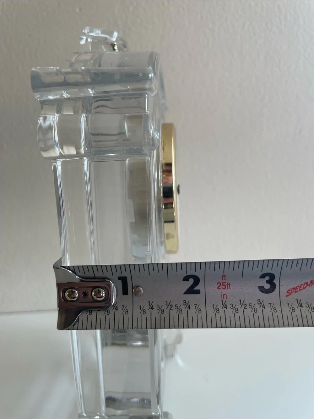 Vintage glass mantel
